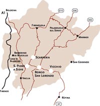 Mugello map